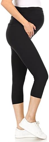 Leggings Depot Women’s Maternity Leggings Over The Belly Pregnancy Casual Yoga Tights