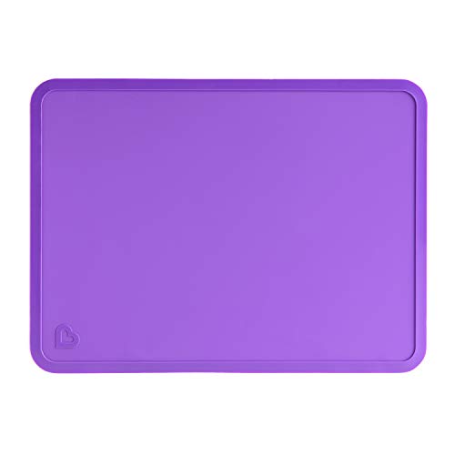Munchkin® Spotless™ Silicone Placemats For Kids, 2 Pack, Blue/Purple #TOP4