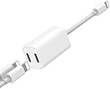 【Exquisites Design】: Hartplastik-Gehäuse in hochwertiger Verarbeitung und ein dickes Kabel versichern Langlebigkeit.Eine kleine Linie, sehr leicht, einfach zu tragen, kann direkt in der Tasche oder Tragetasche sein, fast keinen Platz einnehmen, so dass Sie sich nicht mehr um viele Linien in der Tasche verärgert kümmern müssen.