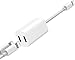 Produktbild Jacess 2 in 1 Aux Adapter, 2 in 1 Kopfhörer Adapter [Audio + Laden + Anruf + Lautstärkeregler] Adapter Splitter Kompatibel mit iPhone 11 / XS/XS Max/X / 7 / 7Plus / 8 / 8Plus