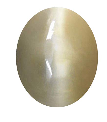 Pierre Oeil de Chat cabochon gris naturel Tejvij And Sons 3 à 12 carats pour homme et femme