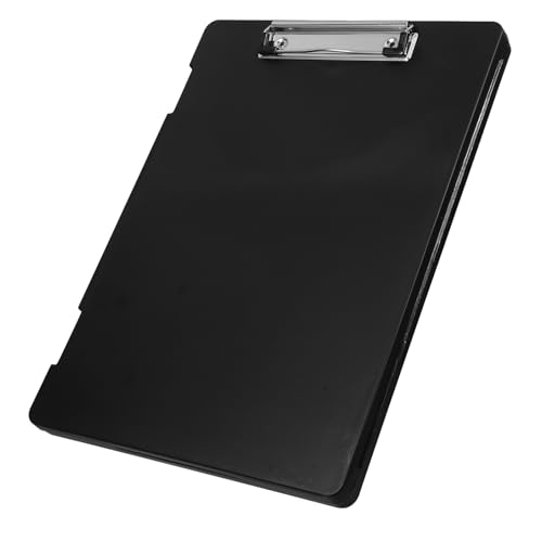 HOLIDYOYO 多機能クリップボード ファイル収納ケース 軽量ポータブル 書類固定用 クリップ付き 収納ボックス付き 教師 学生 オフィス用