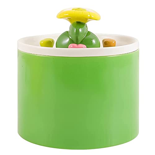 Fuente automática de agua para gatos de cerámica