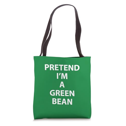 Bolso tote de Halloween 'Pretend I'm A Green Bean', fácil y rápido, para adulto miniatura 1
