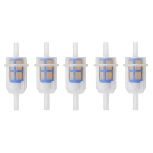 Filtro de combustible para motocicleta de gasolina y aceite, pack de 5 piezas para motor