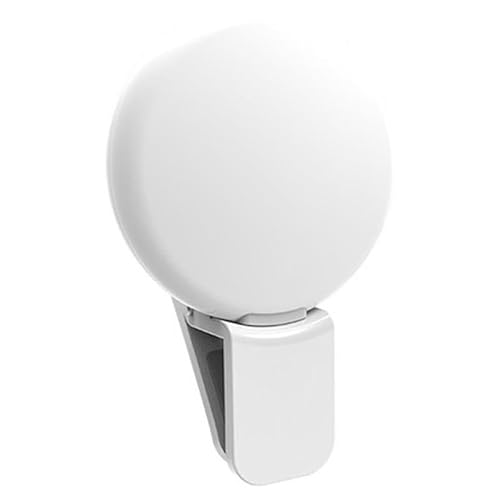 Luz LED para selfie portátil para teléfono móvil, mini luz circular de atenuación de tres paradas, clip de cámara, relleno de fotografía, video
