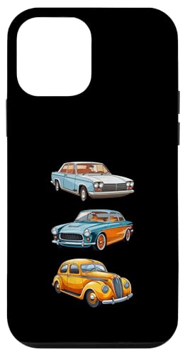 Vintage Muscle Cars 80s & 90s Retro Classic Cars Hombres Mujeres Carcasa para iPhone 12 mini
