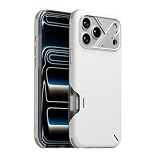 Aulumu A17 Cover per iPhone 17 Pro Max Compatibile con MagSafe Custodia Militare Antiurto, CoolHyper Raffreddamento, Telaio in Lega di Alluminio, Protezione Composita Multistrato Case, Bianco