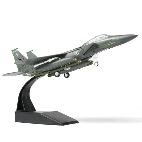 NUOTIE Classic American F-15E Strike Eagle Fighter 89-0487 Pre-Build Model Kits 1:100 Aircraft Alloy Diecast Airplane Military Display Model Aircraft for Collection or Gift by NUOTIE - Image 7