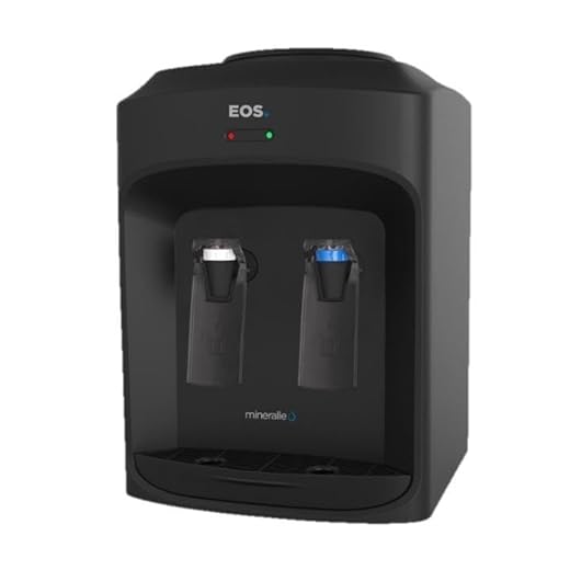 Bebedouro de Garrafão Eos Mineralle Preto Ebe01p 220v