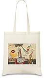 ronald biggs Natürliche Farbe Tote bags Roland Penrose - The Big Day Painting Custom Printed 100% Soft Cotton Natural Color & Eco-Friendly Unique, Re-Usable & Stylish Handbag For Every Day Use Custom Shoulder Bags By