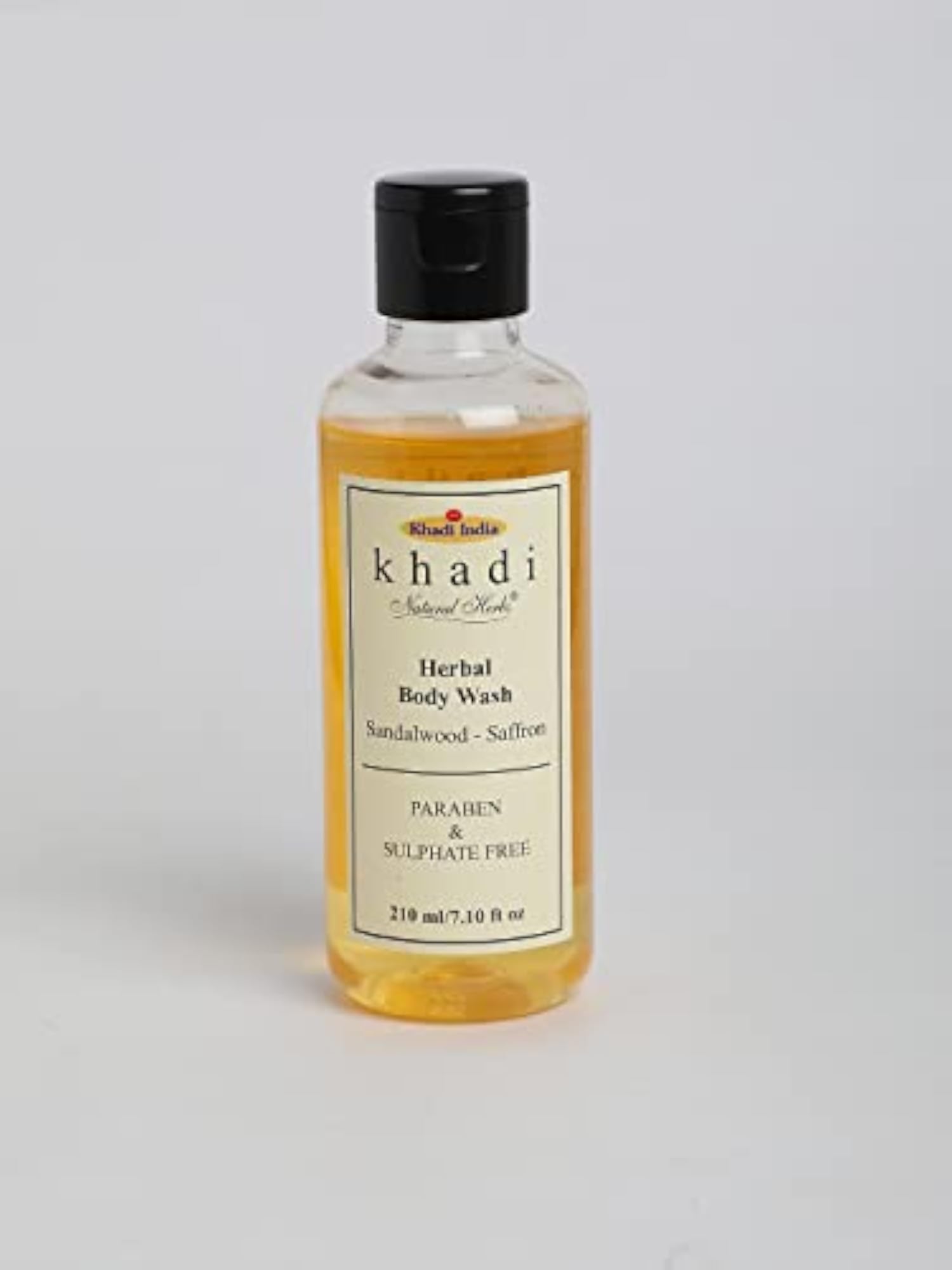 Khadi Sandalwood & Saffron Body Wash, 210 ml
