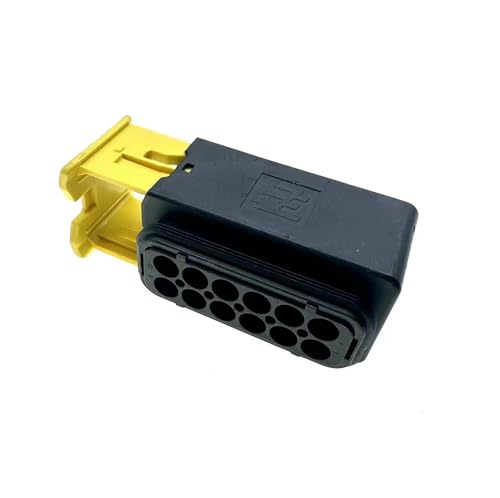 Conector automotriz de 12 pines 1-1670901-1 hembra, juego de 5 piezas de repuesto para cables 2