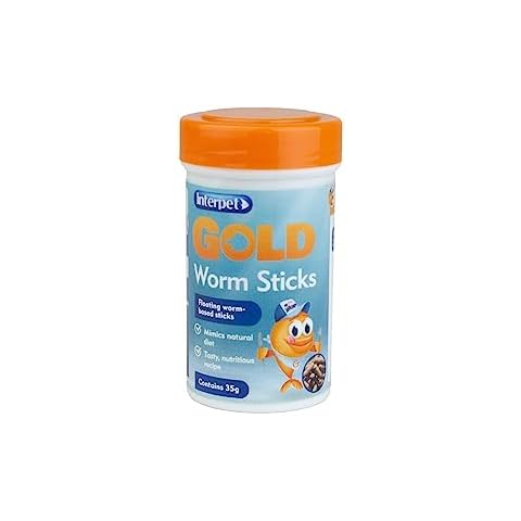 Interpet Gold Worm Sticks for Goldfish Cover