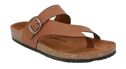 Big Fox Phantom-2 Cross Strap Cork Sandal For Mens (Tan, 10) (B0D76Q2R3R) Amazon Price History, Amazon Price Tracker