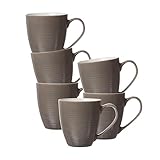 Ritzenhoff & Breker Suomi Jumbobecher 6er Set, 550 ml, XXL Henkelbecher mit feinen...