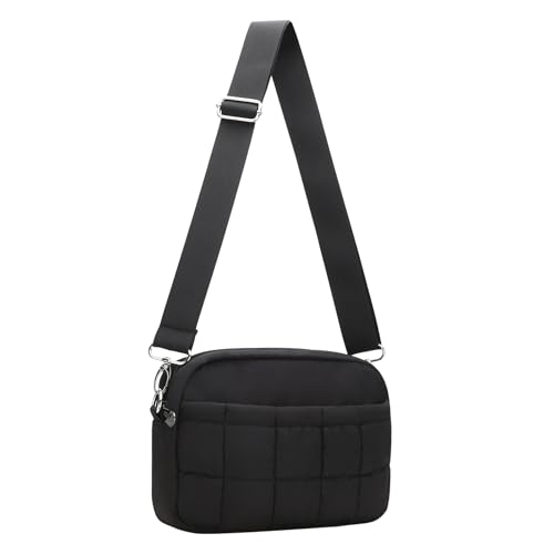 Sac à main bouffant noir avec plusieurs poches et petit sac à bandoulière femme