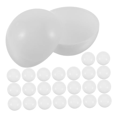 Alipis 50Pcs Plastic Raffle Draw Balls Fillable for Holiday Events Fun Party Game Balls Candy Ornaments Vending Machine