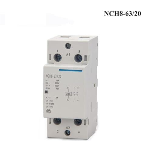 Contacteur rail Din NCH8-63A 2NO 2NC inverseur de source domestique - 6