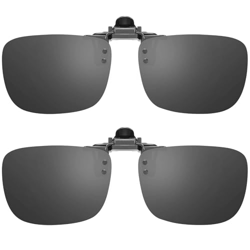 Each Cool Polarized Clip-On Flip-Up Sunglasses For Prescription Glasses