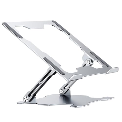 Soporte Ajustable Zerodeko para Laptop de Metal Plata