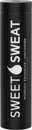 Sports Research Sweet Sweat Unscented Gel Stick Get More from Your Workout: Workout Enhancer Makes You Sweat Faster & Harder - Try w/Waist Trimmer - Mens & Womens Toning Sweat Cream - 6.4Oz