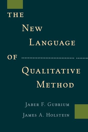 The New Language of Qualitative Method