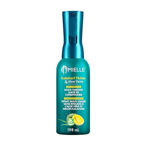 Mielle Kalahari Melon & Aloe Deep Hydration Leave-In Conditioner Lightweight Moisturiser for Curly Hair 198 ml