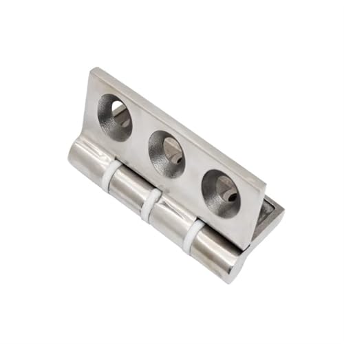 Charnière de porte inox 304 robuste amortisseur 80x65mm