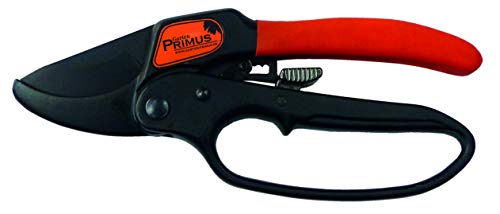 Garten Primus 01010 Tuinschaar, snoeischaar, snoeischaar, ratelschaar, zwart/oranje, 25 x 7,9 x 2,1 cm - Afbeelding 3