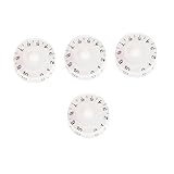MOTHNUR 4 Stück Teiliges Bass Volume Knobs aus Langlebigem Ersatz potentiometerknöpfe für...