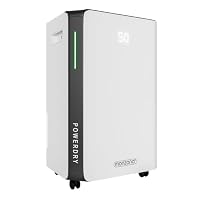 Monzana® Deumidificatore Casa 20-30m², 20L/Giorno, Display LED, Timer 24h, WiFi, Portatile, App, Purificatore d'Aria