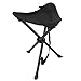 TRANMERCE Heavy Duty Folding Camping Chair, Supports 200KG, Waterproof 600D Oxford Cloth, Non Slip Feet, for Outdoor Activities, Fishing, Picnic, Camping (Black)