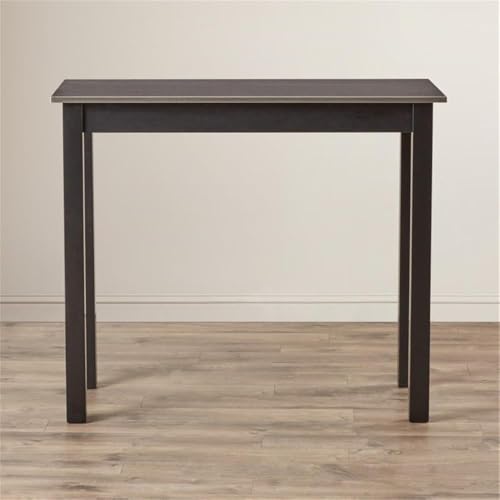 Carolina Classic Townsley Stainless Steel Top Bar Table in Black