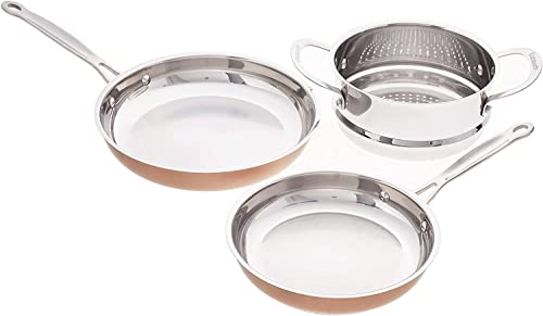 Chef’s Classic Stainless Color Series Cookware 11Pc Set #TOP6