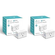 Kasa Smart Plug Ultra Mini 15A, Smart Home Wi-Fi Outlet Compatible with Alexa, Google Home & IFTTT, No Hub Required, UL Certified, 2.4G WiFi Only, 2-PackEP10, White