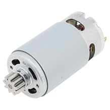 RS560 Hedge Trimmer Motor, 18V-24V Hedge Cutter DC Motor with 9 Teeth Gear Replacement for Hedge Cutter, DIY Tools