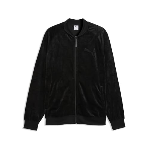 PUMA Ess Elevated Veste en velours mixte décontractée et confortable