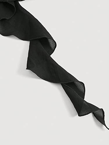 Verdusa Women's Tiered Layered Mesh Mini Skirts High Waisted A Line Flowy Ruffle Skirt4