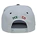 Mexico Snap Back Hat Flag 3D M Flat Bill Mexico Baseball Acrylic Cap New (White/Black M HL)