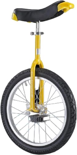 WJYCGFKJ Monociclo con Ruote da 16/18Pollici per Adulti/Bambini/Professionisti, Altezza Regolabile, Sedile Regolabile,...