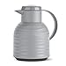 Produktbild Emsa N40109 Samba Wave Isolierkanne | Quick-Press Kunststoff | Glas-Isolierkolben | Kaffeekanne: 12h heiß/24h kalt | 100 % dicht | Wave stone | 1,0 Liter