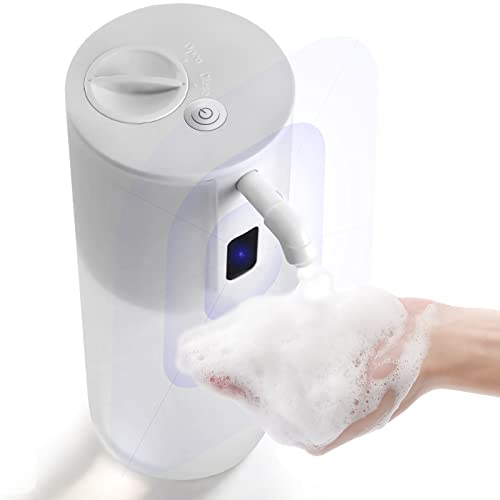 Seifenspender, Automatischer Seifenspender 350Ml No Touch Schaumseifenspender, Mit Infrarot-Bewegungssensor Elektrischer Seifenspender, Desinfektionsspender, Geeignet Für Küche, Bad Cover