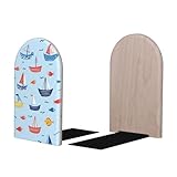 Design antidérapant et sûr : quatre coussinets antidérapants en mousse au bas du support de livres peuvent fixer le bloqueur en place, éviter de glisser et éviter de rayer la table ou la bibliothèque. La surface super lisse et le design des bords arrondis des serre-livres pour étagères garantissent qu'ils ne rayeront pas vos doigts ou le livre.