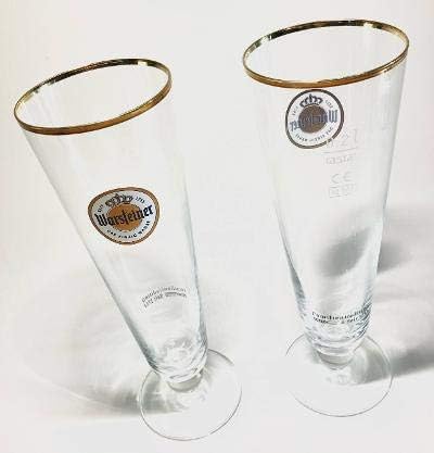 Miniatura 3 de Vidrio Pilsner con borde dorado | 0,2 L | Das Einzig Wahre 1753 | Par de dos (2) | Nuevo