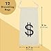 Sustainable Greetings Drawstring Money Bags for Casino Theme Poker Party and Casino Theme Party Decorations (Small, 12 Pack)