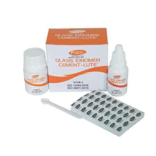 Pyrax Glass Ionomer Cement Lute Type - 1 for Dental Use (Pack of 2 Box)