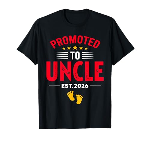 I'm Going to Be an Uncle 2026 Funny Soon to Be Uncle 2026 T-Shirt