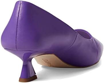 Franco Sarto Sarto Womens Diva Pointed Toe Kitten Heel Pump Purple Leather 8.5 M | Image 4
