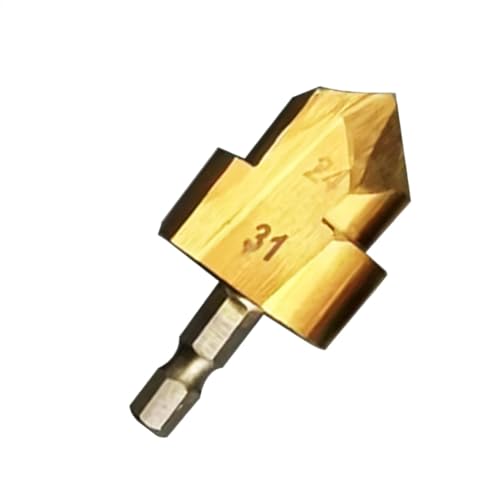 Broca avellanadora para metal, broca avellanadora para metal Taladro de elevación PPR, taladro escalonado, escariador de tuberías de agua de cuatro puntos, seis puntos, una pulgada, punzón de tuberías